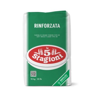 Wheat flour for pizza 00, RINFORZATA, 5 STAGIONI, 10 kg